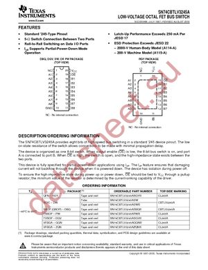 74CBTLV3245ADWG4 datasheet  